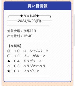 競馬予想サイトうまれぼ無料予想