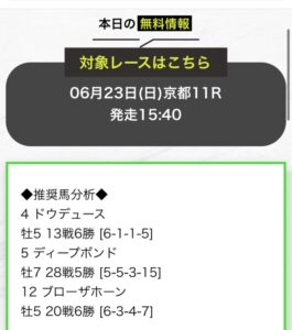 競馬予想サイトドンピシャ！