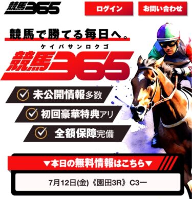 競馬365は当たらない悪質競馬予想サイト？買い目検証・口コミ・評価