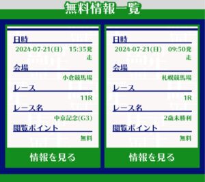 馬生の無料予想サイト