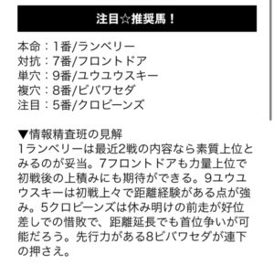 競馬予想サイトトクスル